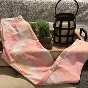 girls leggings - size large